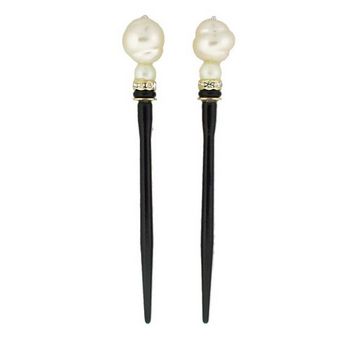 Mei Fa - Hairstyx - Caress - Short Hairsticks - (Set of 2)