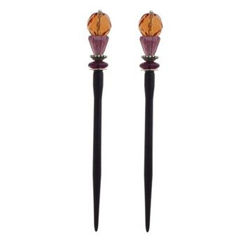 Mei Fa - Hairstyx - Firefly - Short Hairsticks - (Set of 2)