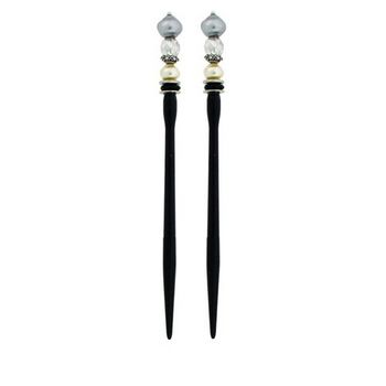 Mei Fa - Hairstyx - Iceberg - Short Hairsticks - (Set of 2)