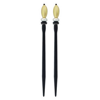 Mei Fa - Hairstyx - Moon - Long Hairsticks - (Set of 2)