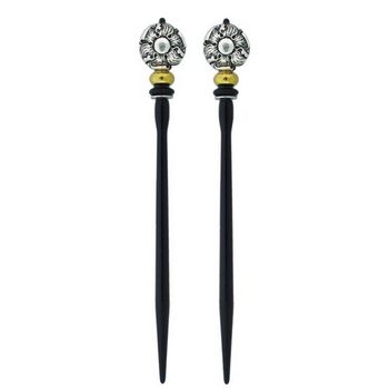 Mei Fa - Hairstyx - Sunflower  - Long Hairsticks - (Set of 2)
