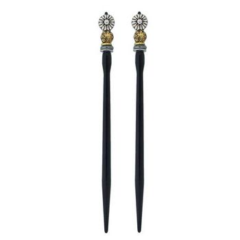 Mei Fa - Hairstyx - Viola - Long Hairsticks - (Set of 2)