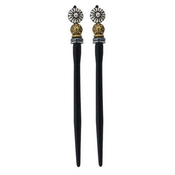 Mei Fa - Hairstyx - Viola - Short Hairsticks - (Set of 2)