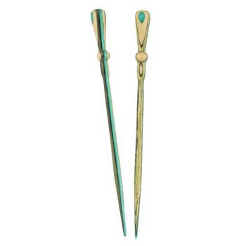 Mei Fa - Hairstyx - Allwood Cabana - Long Hairsticks - (Set of 2)