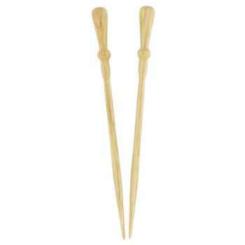 Mei Fa - Hairstyx - Allwood Oak - Long Hairsticks - (Set of 2)