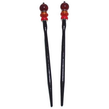 Mei Fa - Hairstyx - Cherry - Long Hairsticks - (Set of 2)