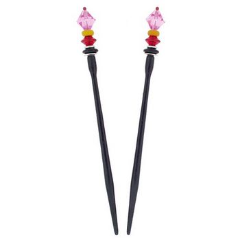 Mei Fa - Hairstyx - Chiffon - Long Hairsticks - (Set of 2)