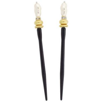 Mei Fa - Hairstyx - Glass Slipper - Short Hairsticks - (Set of 2)