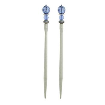 Mei Fa - Hairstyx - Glassy - Long  Hairsticks - (Set of 2)