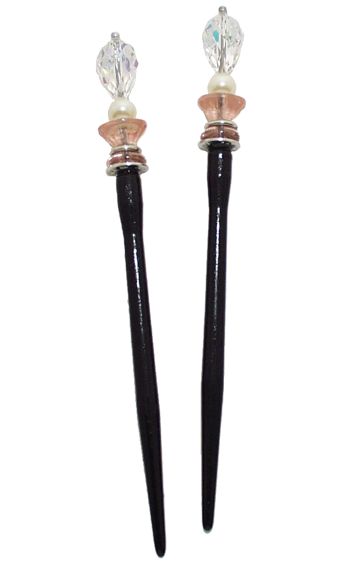 Mei Fa - Hairstyx - Gown - Short Hairsticks - (Set of 2)