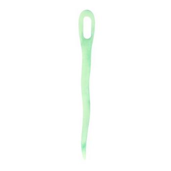 Mei Fa - Hairstyx - Jade - Single Hairstick w/Looped Top - w/Pouch