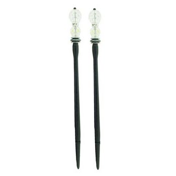 Mei Fa - Hairstyx - Narcissus Long Hairsticks - (Set of 2)