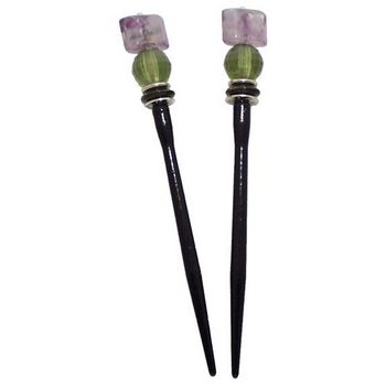 Mei Fa - Hairstyx - Opposite - Short Hairsticks - (Set of 2)