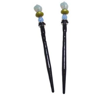 Mei Fa - Hairstyx - Sea - Short Hairsticks - (Set of 2)