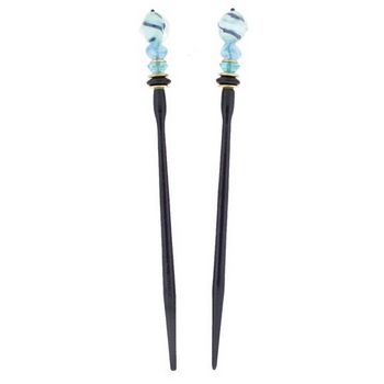 Mei Fa - Hairstyx - Slide - Short Hairsticks - (Set of 2)