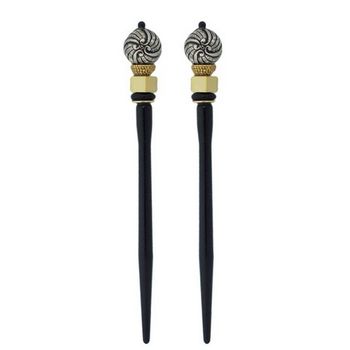Mei Fa - Hairstyx - Splash - Short Hairsticks - (Set of 2)
