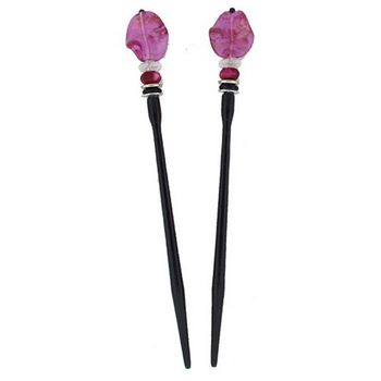 Mei Fa - Hairstyx - Wave - Long Hairsticks - (Set of 2)