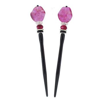 Mei Fa - Hairstyx - Wave - Short Hairsticks - (Set of 2)