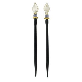 Mei Fa - Hairstyx - Hydrangea - Long Hairsticks - (Set of 2)