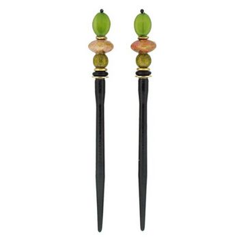 Mei Fa - Hairstyx - Mellow - Short Hairsticks - (Set of 2)