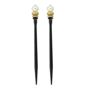 Mei Fa - Hairstyx - Peace - Long Hairsticks - (Set of 2)