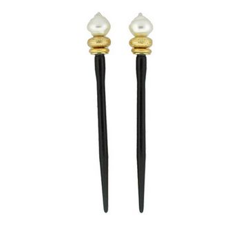 Mei Fa - Hairstyx - Peace - Short Hairsticks - (Set of 2)