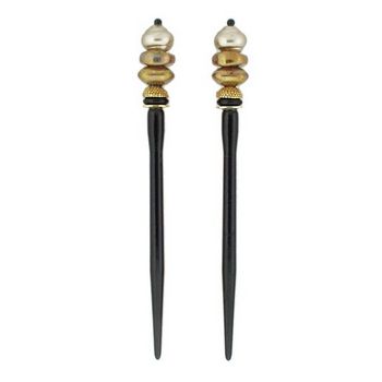 Mei Fa - Hairstyx - Tune - Short Hairsticks - (Set of 2)