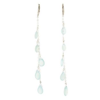 Michelle Roy - Stilletto Earrings - Chalcedony - Aqua (Set of 2)