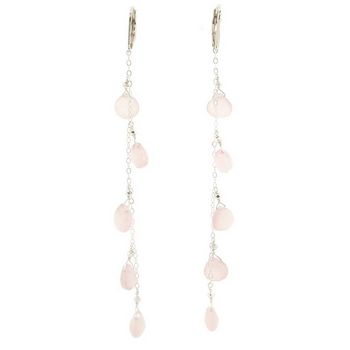 Michelle Roy - Stilletto Earrings - Chalcedony - Light Baby Pink (Set of 2)