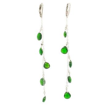 Michelle Roy - Stilletto Earrings - Green Tourmaline - Deep Green (Set of 2)