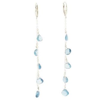 Michelle Roy - Stilletto Earrings - London Blue Topaz - Blue (Set of 2)