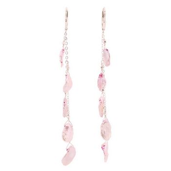 Michelle Roy - Stilletto Earrings - Miyake Pearl - Baby Pink (Set of 2)