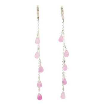 Michelle Roy - Stilletto Earrings - Pink Jade (Set of 2)