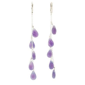 Michelle Roy - Stilletto Earrings - Purple Jade (Set of 2)