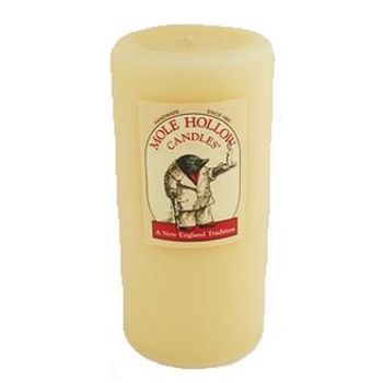 Mole Hollow Candles - 3inchx6inch Evening Candle - French Vanilla