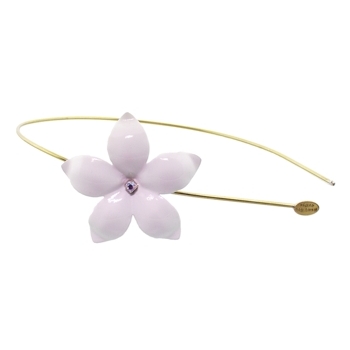 Mona Lisa - Plumeria 2inch Flower Headband - White (1)