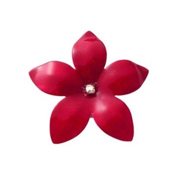 Mona Lisa - Plumeria 2inch Flower - Red (1)