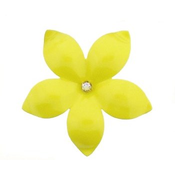 Mona Lisa - Plumeria 2inch Flower - Yellow (1)