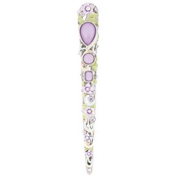 Medusa's Heirlooms - Moonstone Garden Delight Enamel Tongs - Lavendar