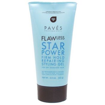 Paves Professional - FLAWless Star Power Firm Hold Repairing Styling Gel For Dry Damaged Hair - 7.5 oz.