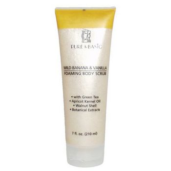Pure & Basic - Body Scrub - Wild Banana & Vanilla - 7 oz