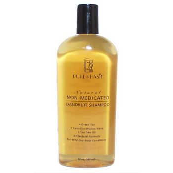 Pure & Basic - Dandruff Shampoo - Non-Medicated - 12 oz