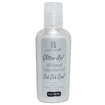 Pure & Basic - Glitter Up! - Glitter Hair Gel - Ooh Ooh Opal - 2 oz