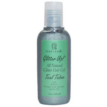 Pure & Basic - Glitter Up! - Glitter Hair Gel - Teal Taboo - 4 oz