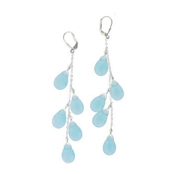 Michelle Roy - Stilletto Earrings - Quartz - Aqua (Set of 2)