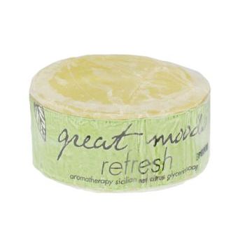 Great Moods - Aromatherapy Glycerin Soap - Refresh - Sicilian Red Citrus  4.4 oz