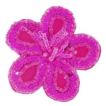 Medusa's Heirlooms - Sequined Flower Clamp - Fuschsia (1)