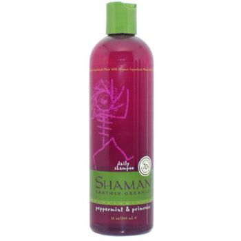 Shaman Earthly Organics - Daily Shampoo Peppermint & Primrose - 12 oz