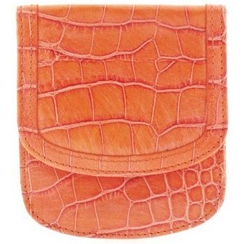 Taxi Wallets  - Alligator Print - Orange