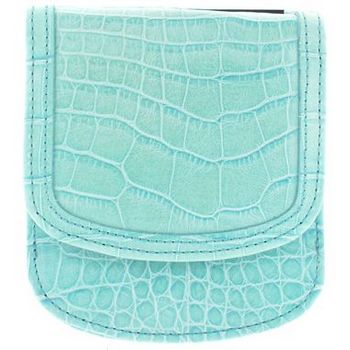 Taxi Wallets  - Alligator Print - Sky Blue